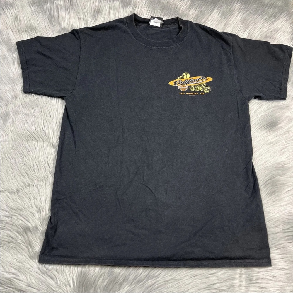 2015 Harley Davidson California 40 Years Black T Shirt Medium